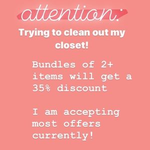 Closet clean out!